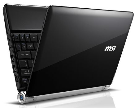 MSI Wind U160-4516W7S Intel Atom® N450 Netbook