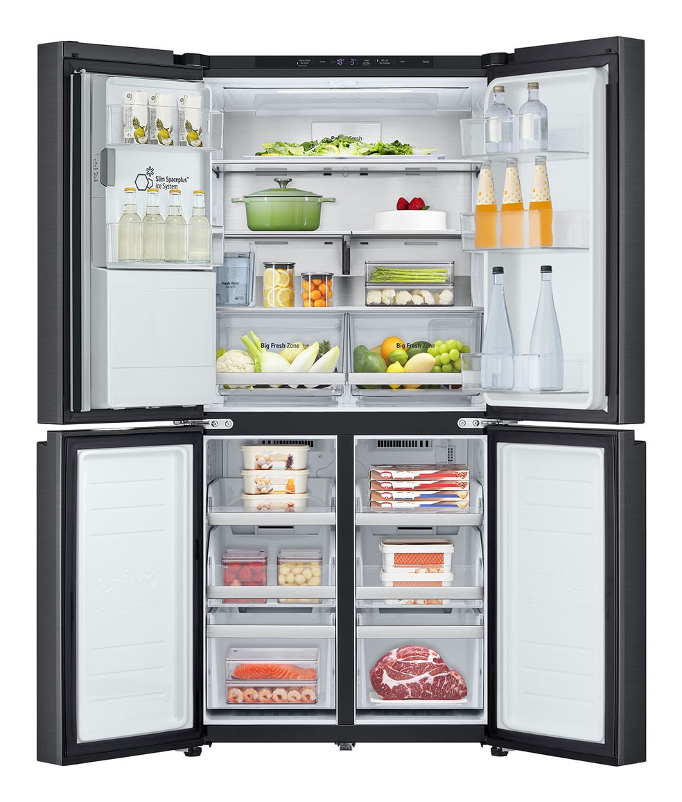 LG GF-LN500MBL side-by-side refrigerator Freestanding – image 2