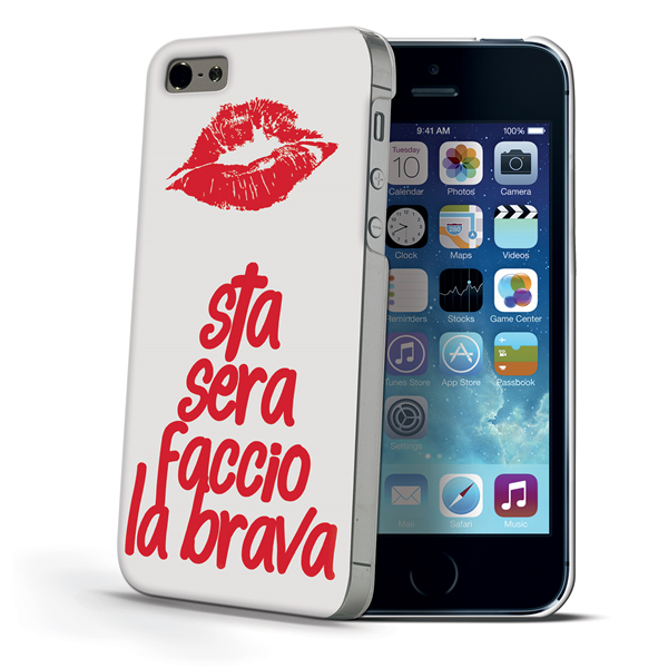 Celly CDCOVIPH5BR mobile phone case Cover Red, White