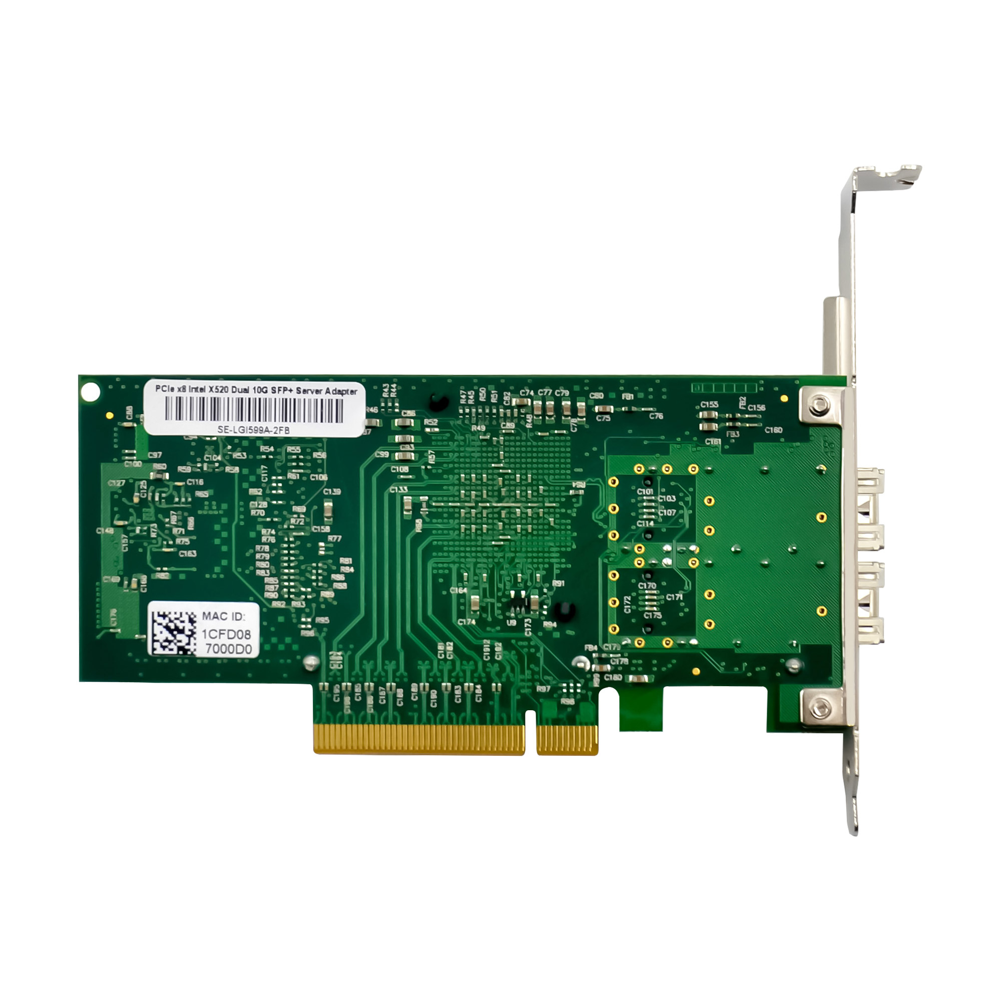 InLine Dual 10 Gigabit network card, 2x SFP+, PCIe x8, incl. LP bracket – image 4