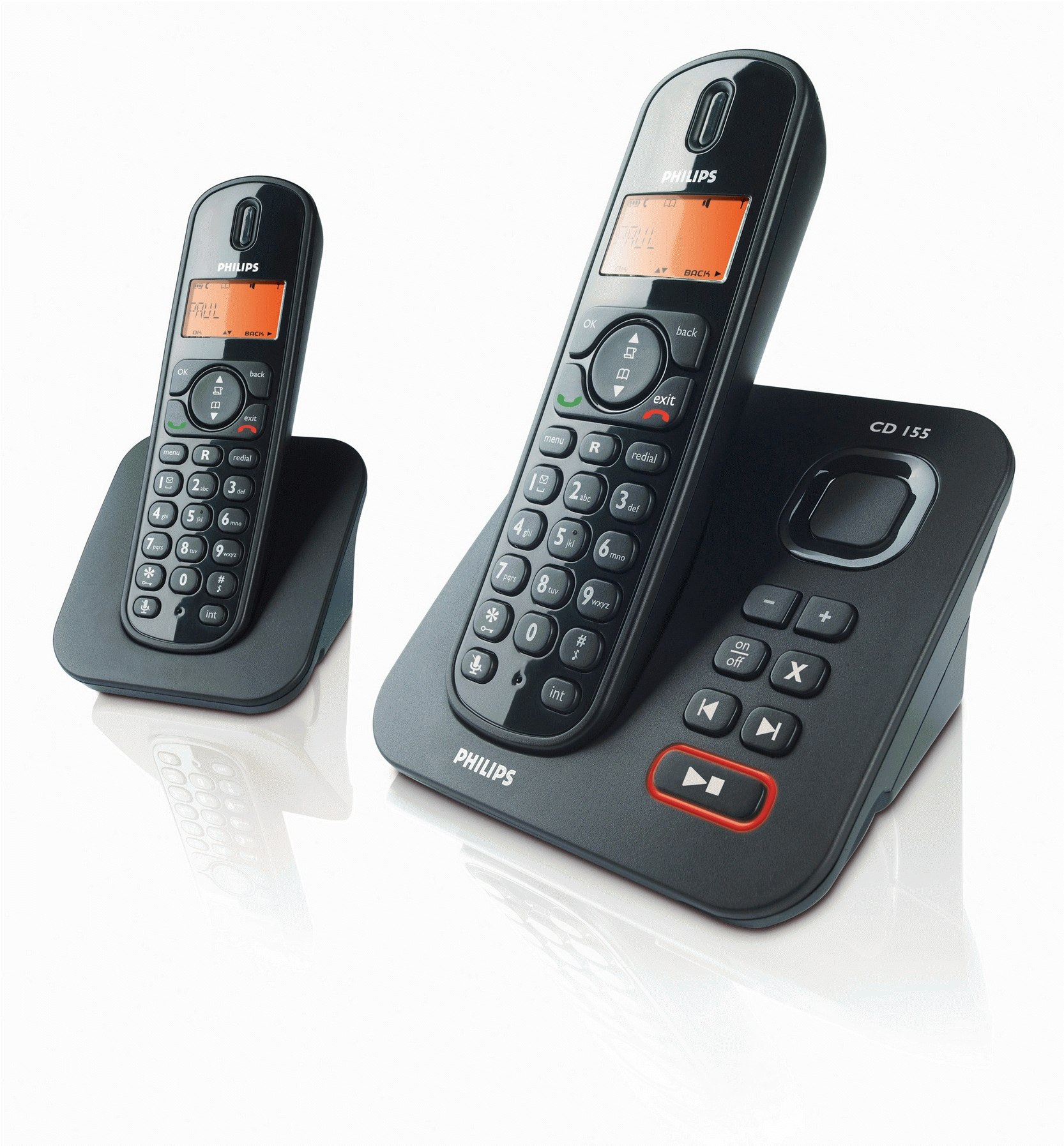 Philips Perfect sound CD1552B/38 telephone DECT telephone Caller ID Black – image 3