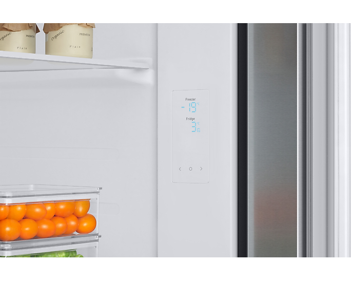 Samsung RS66A8100SL side-by-side refrigerator Freestanding Silver – image 9