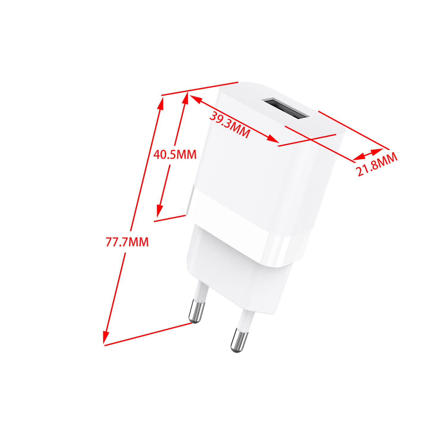 Gear Charger 220V 1xUSB 2,4A White Lightning cable 1m MFI C89 – image 8