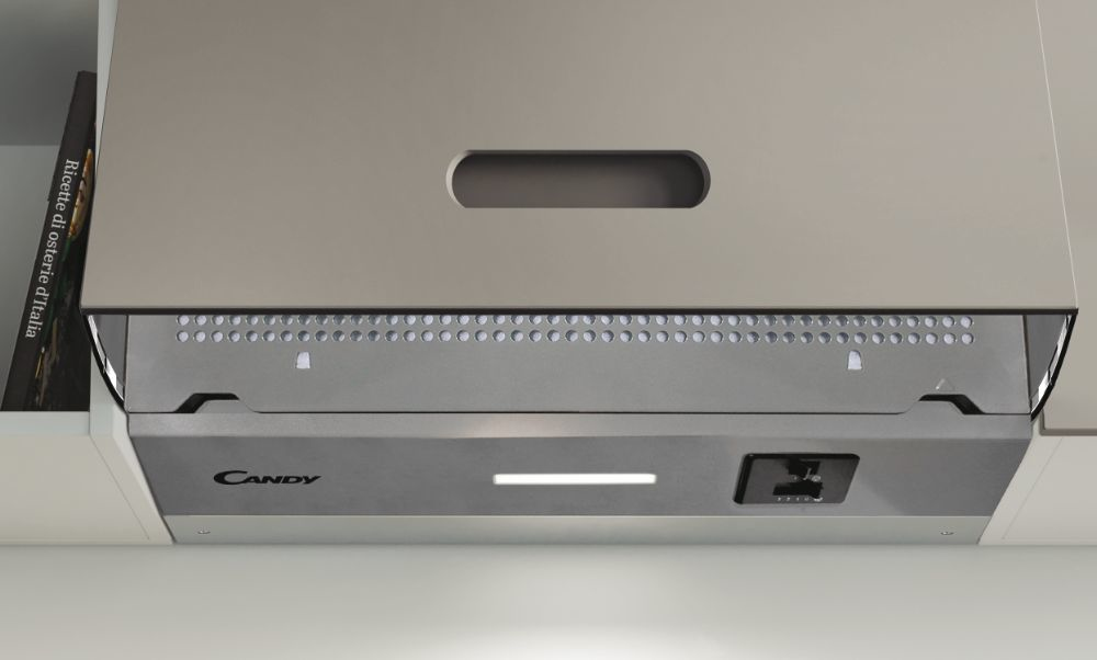 Candy CBP612/4GR/1 Semi built-in (pull out) Grey, Silver 221.7 m³/h – image 3