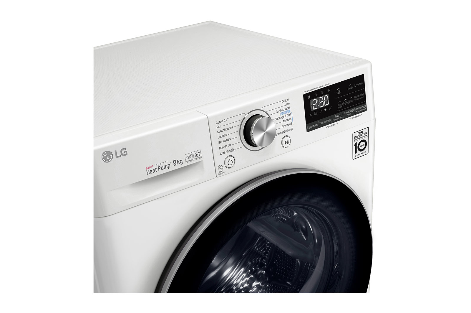 LG RH9V71WHN tumble dryer Freestanding Front-load – image 8