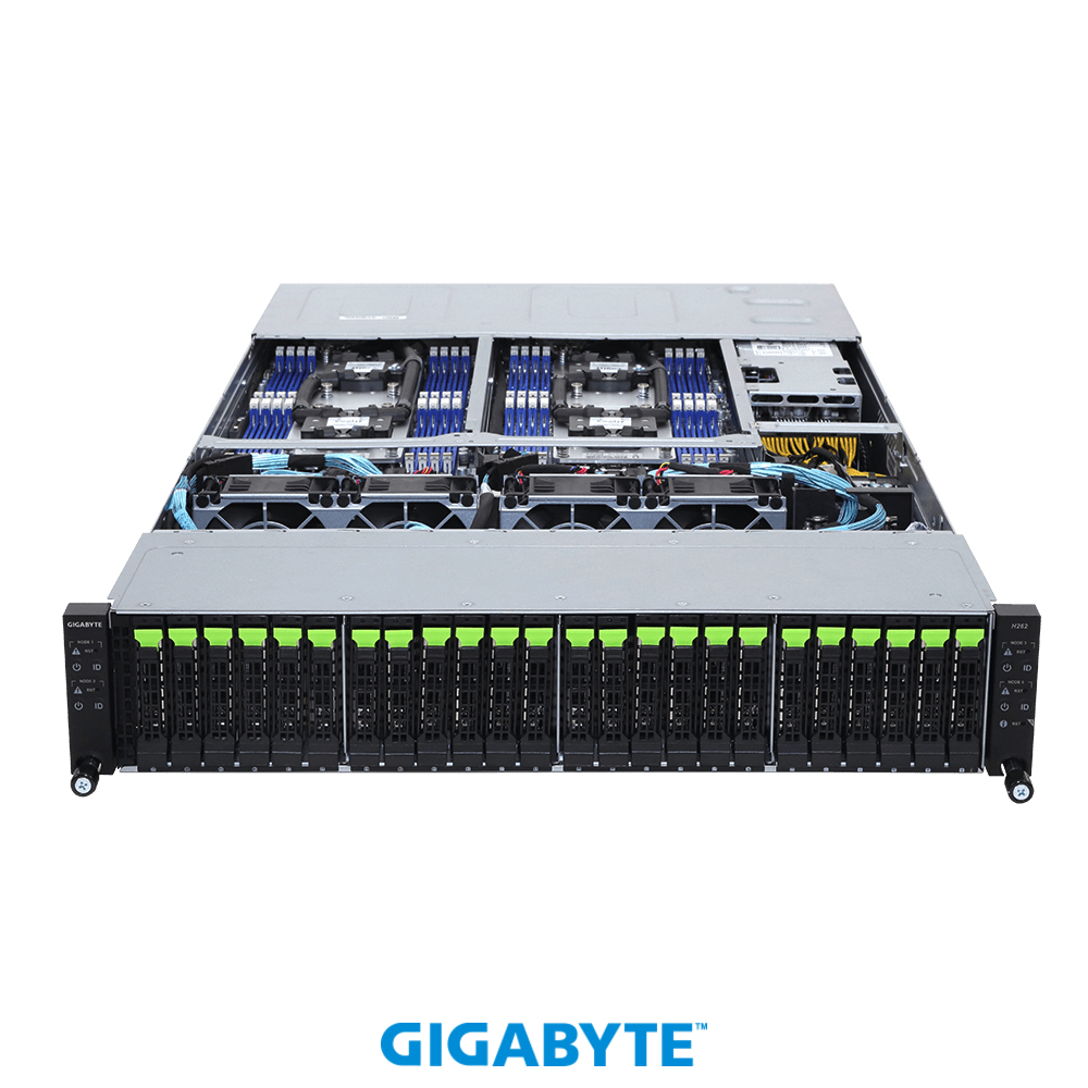GIGABYTE H262-ZL0 Socket SP3 Rack (2U) Grey – image 3