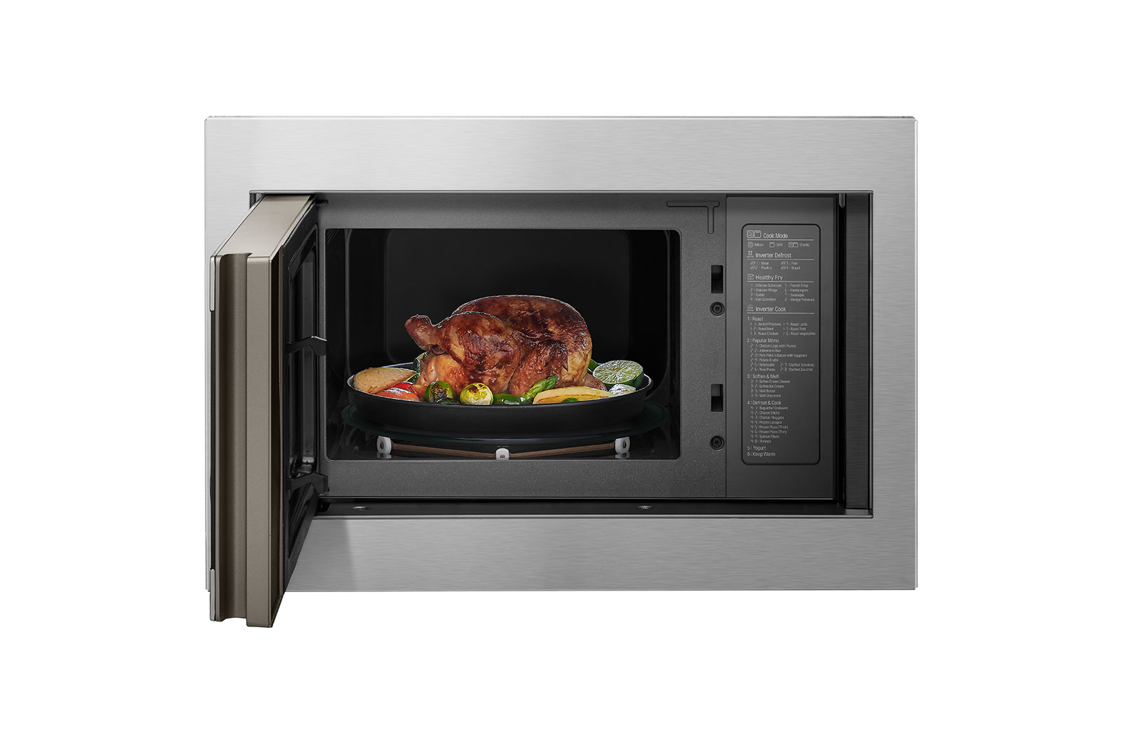 LG MH6565CPSK microwave Stainless steel Grill microwave Built-in – image 4