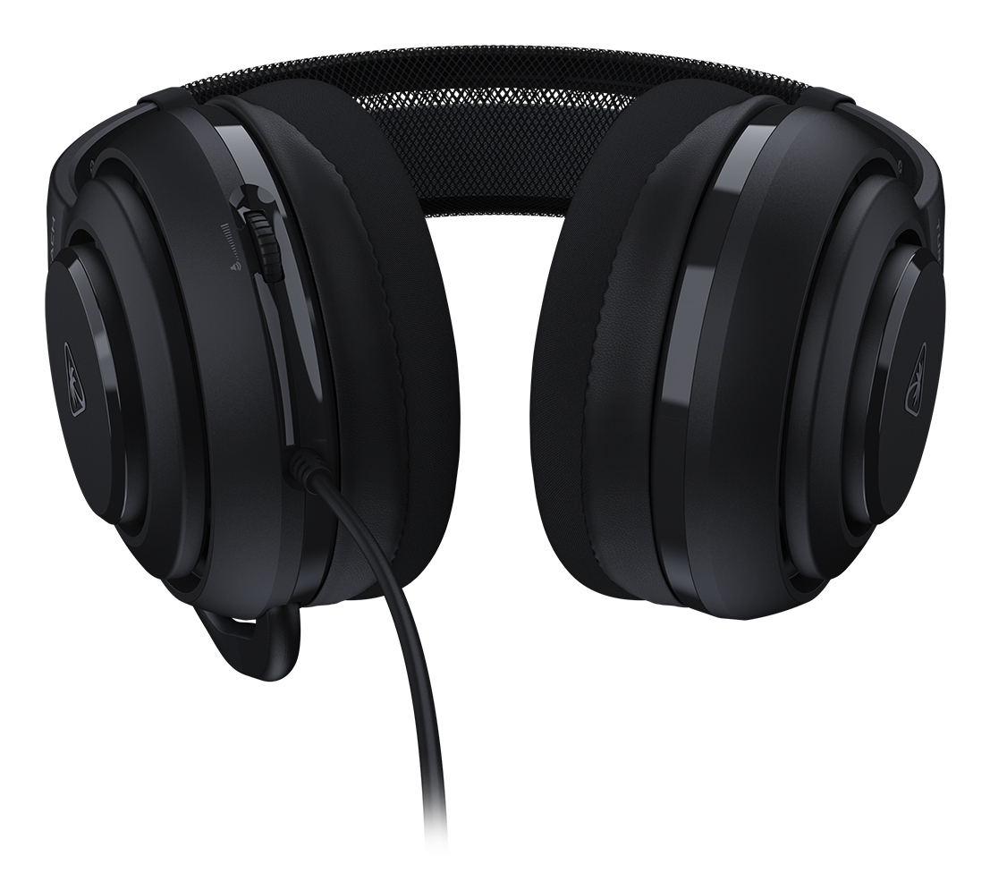 Turtle Beach Atlas 200 Noir PC Casque PC USB filaire w/ transducteurs Nanoclear de 50 mm et Waves 3D Audio pour PC
