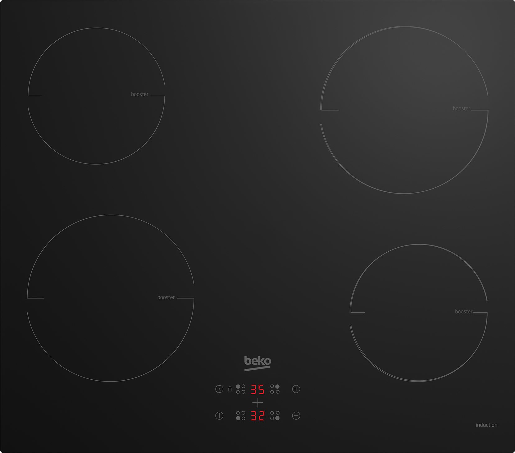 Beko HNI64401MT 60cm Induction Hob with Touch Controls – image 1