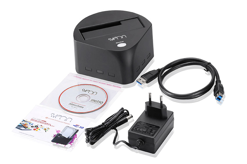 Sveon STG110 storage drive docking station USB 3.2 Gen 1 (3.1 Gen 1) Type-B Black – image 4