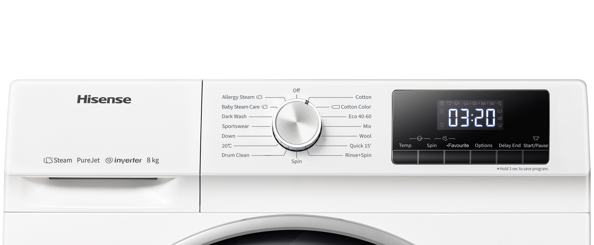 Hisense WFQY801429VJM washing machine Front-load – image 4