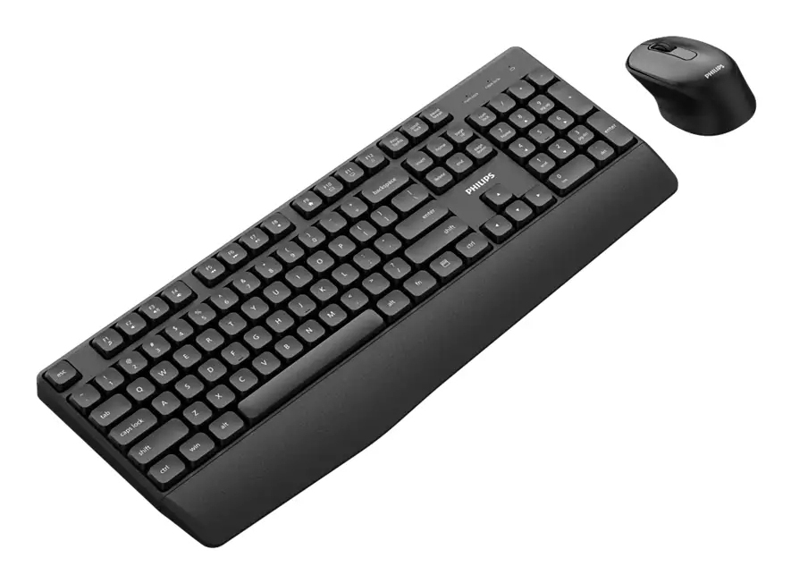 Philips 3000 series SPT6348B/15 keyboard Mouse included Home/Office RF Wireless Black – image 3