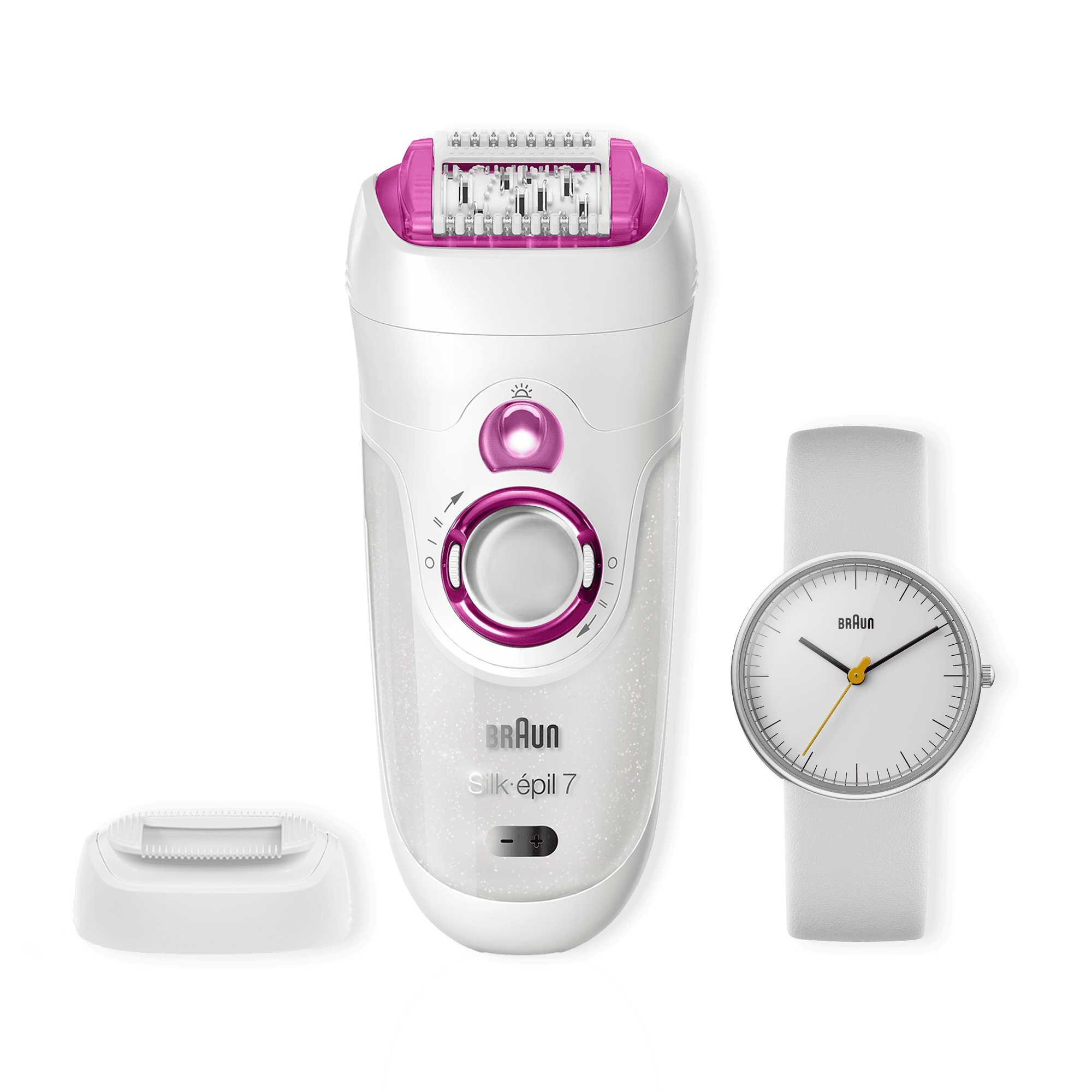 Braun Silk-épil 7 81677775 epilator 40 tweezers White, Pink – image 5