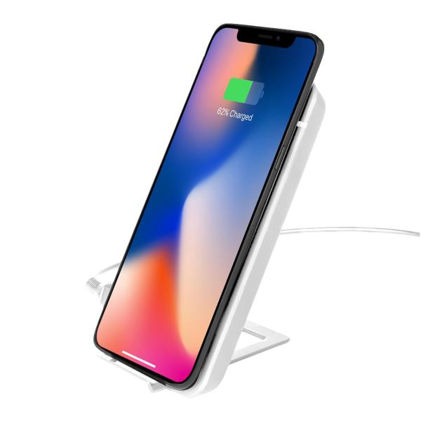 Celly WLFASTSTANDWH mobile device charger Smartphone White USB Wireless charging Indoor – image 2