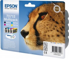 Epson T0715 - Multipack 4-Coulered DURABrite Ultra Ink