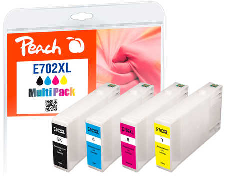 Peach PI200-262 ink cartridge 4 pc(s) Compatible High (XL) Yield Black, Cyan, Magenta, Yellow