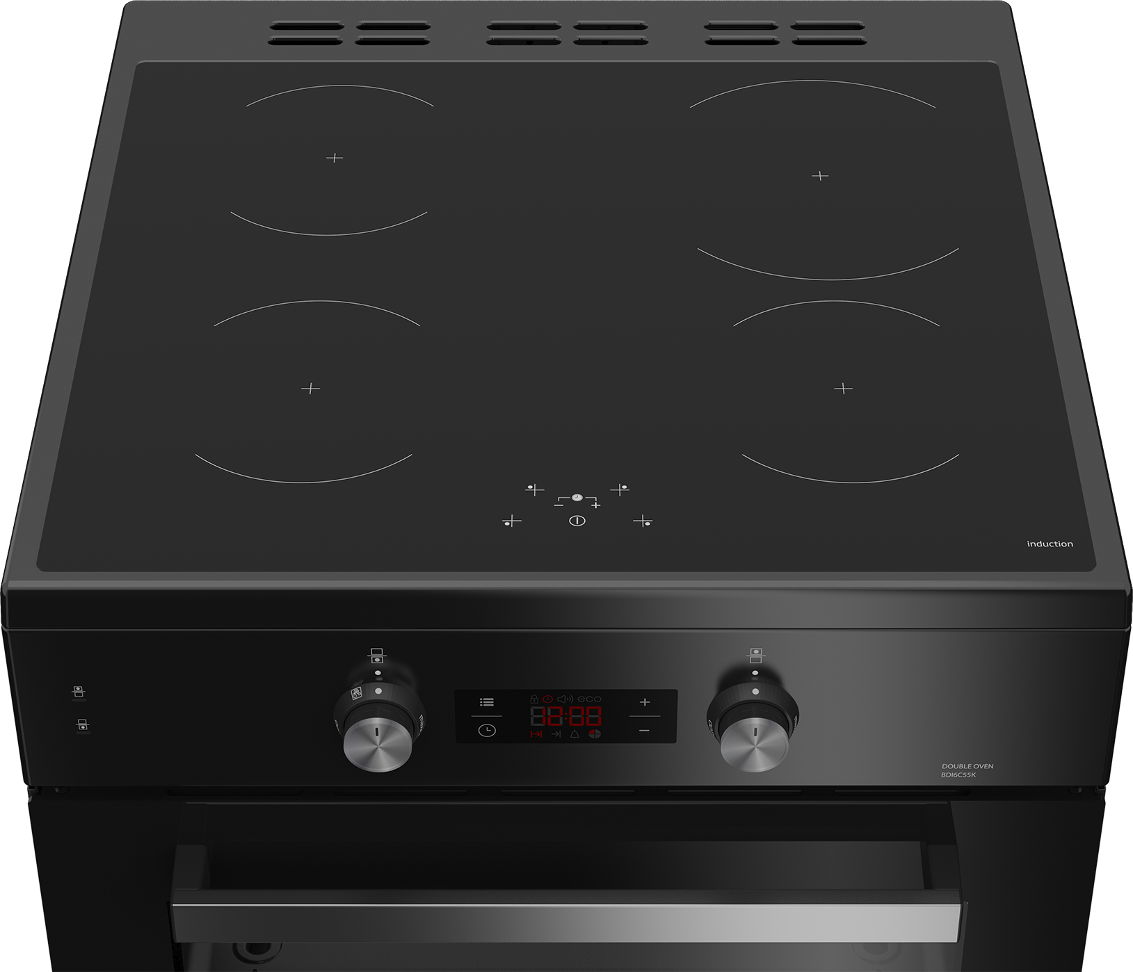Beko BDI6C55K cooker Freestanding cooker Electric Zone induction hob Black – image 7