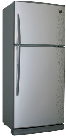 Daewoo DFR-1620DAT fridge-freezer Freestanding Titanium – image 2