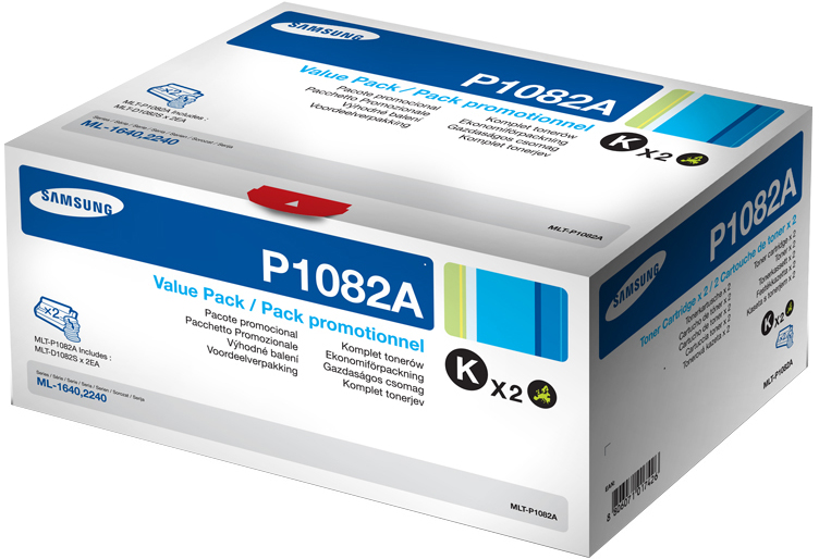 HP Samsung MLT-P1082A 2-pack Black Toner Cartridges