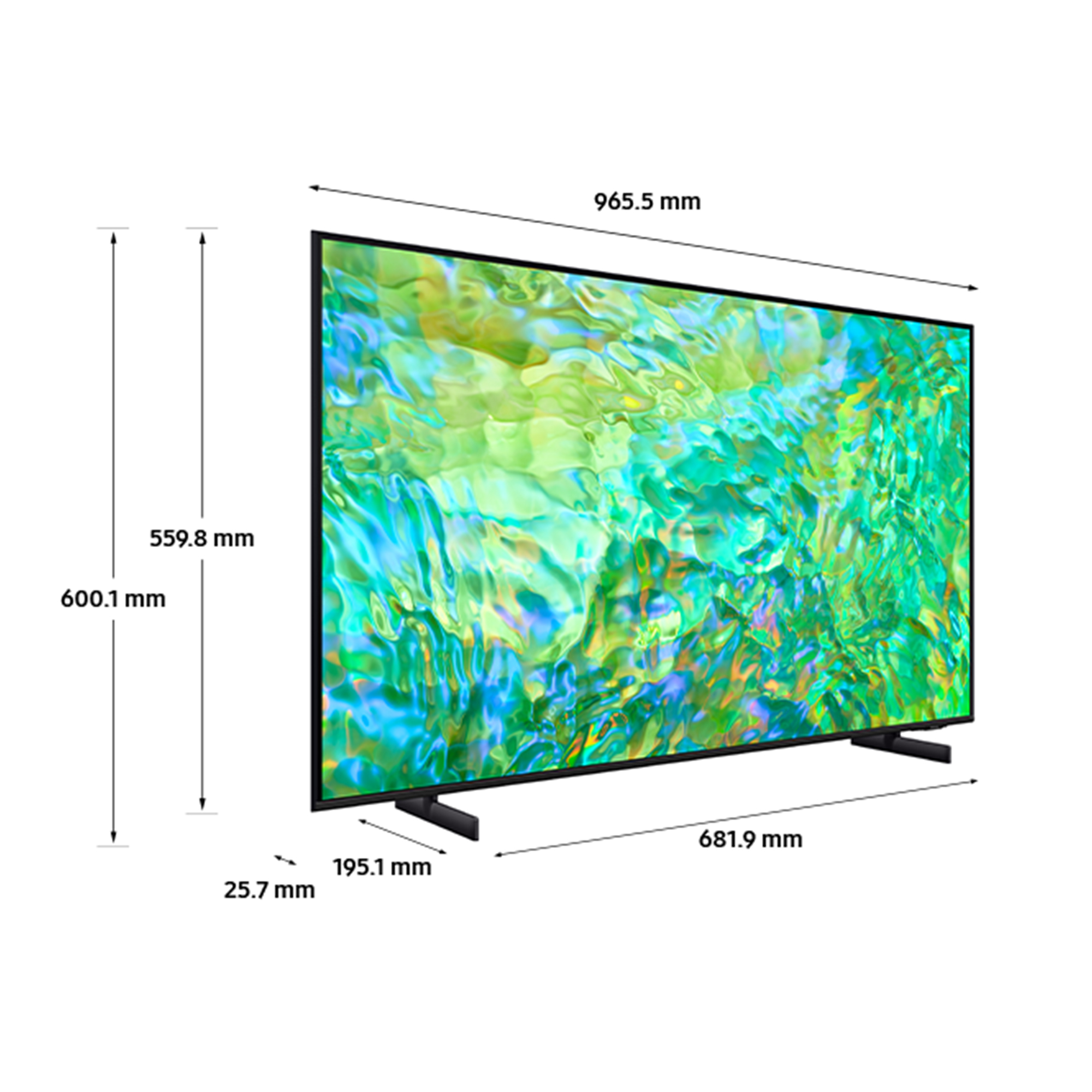 Samsung Series 8 UE43CU8000KXXU TV – image 2