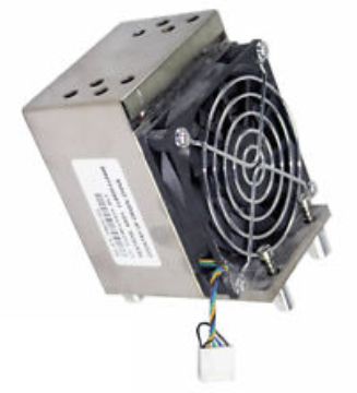 HP 398293-001 computer cooling system Processor Fan Black, Metallic