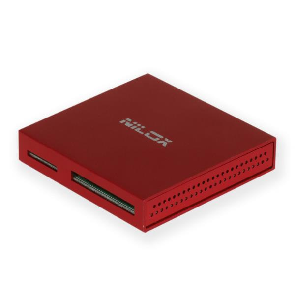 Nilox 10NXCRQ100001 card reader USB 2.0 Red