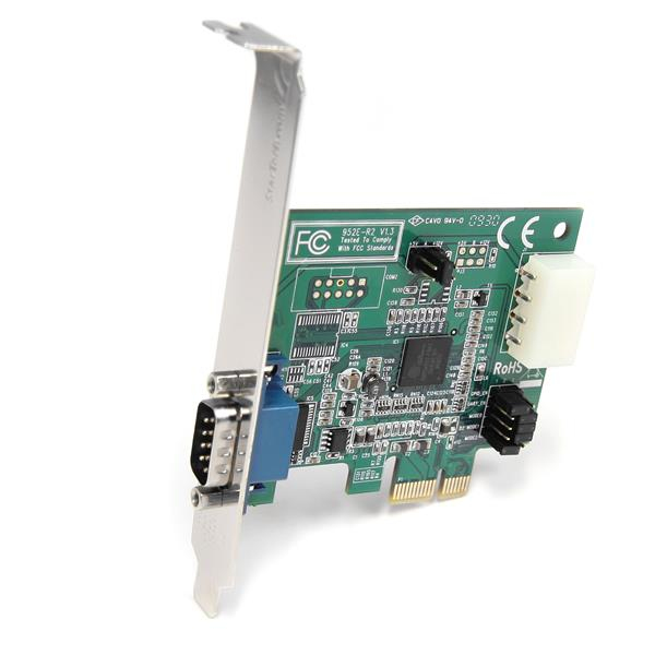 StarTech.com 1 Port Native PCI Express RS232 Serial Adapter Card with 16950 UART – image 2