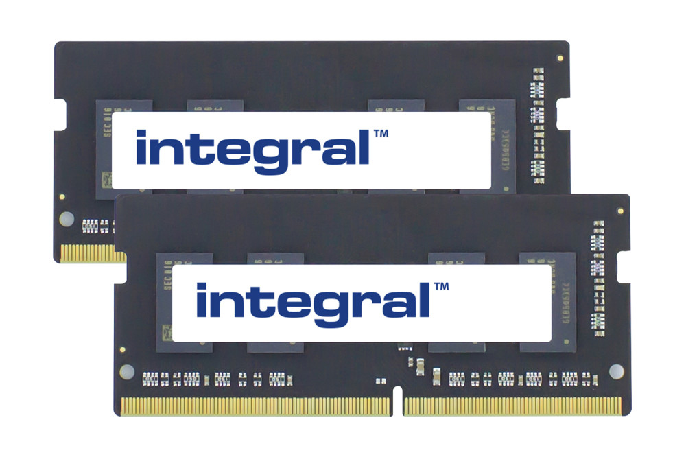 Integral 8GB (2X4GB) LAPTOP RAM MODULE DDR4 2666MHz UNBUFFERED SODIMM KIT OF 2 EQV. TO TED48G2666C19DC-S01-IN FOR TEAMGROUP T-FORCE