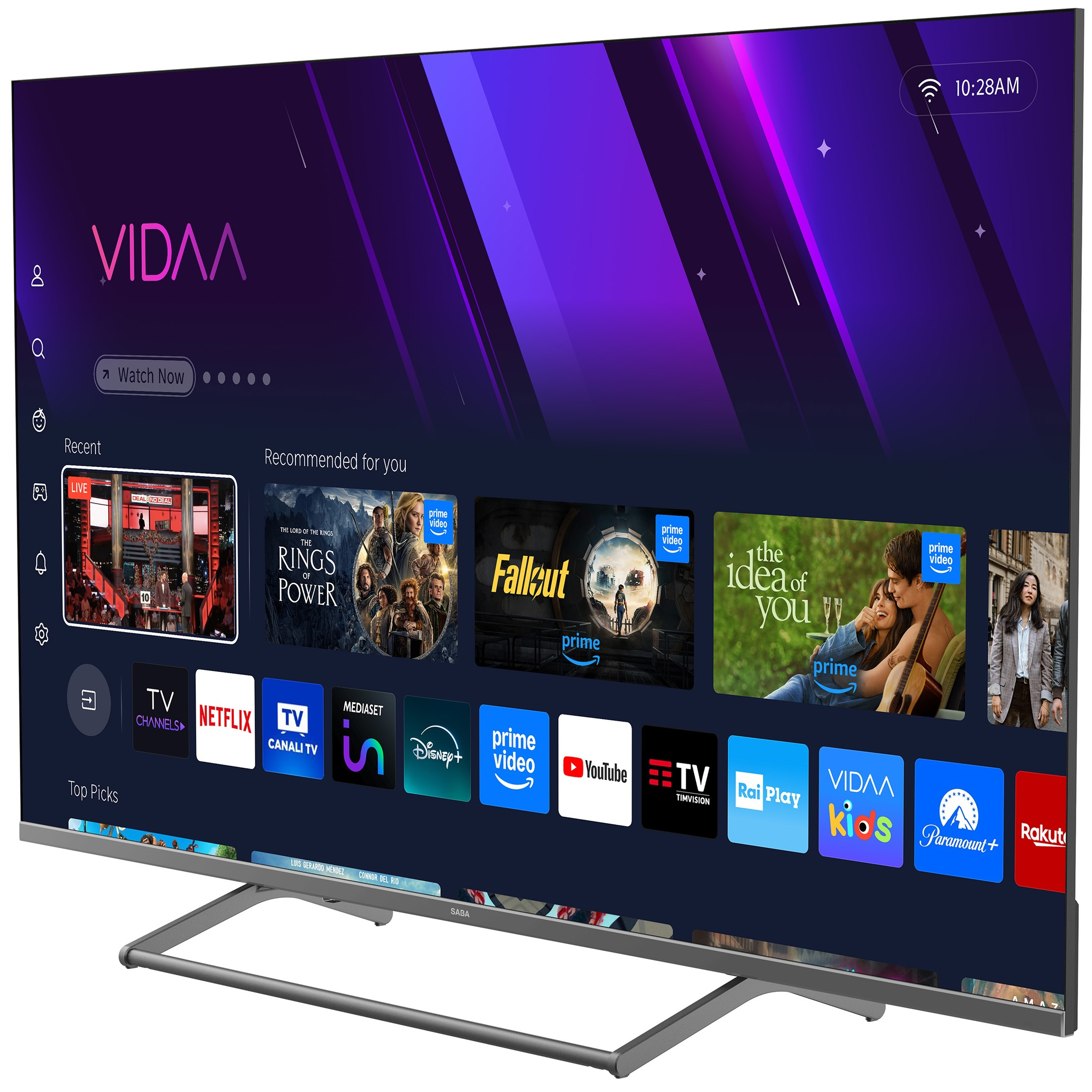 SABA SA50KM10VDA TV 127 cm (50 ) 4K Ultra HD Smart TV Wifi Noir 250 cd m² Neuf — photo 4