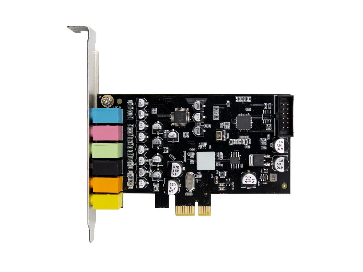CONCEPTRONIC Sound PCIe-Karte 7.1CH S/PDIF bis 24Bit/192kHz Soundkarten