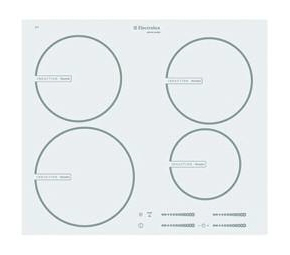 Electrolux AHD60150W hob White Built-in Zone induction hob 4 zone(s)