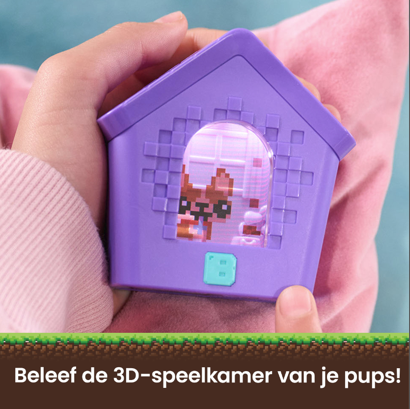 Spin Master Bitzee , Doghouse Interactive Toy with 15 Puppies Inside, 3D Playroom, Reacts to Touch, Digital Pet Kids Toys for Girls & Boys Ages 5 and up – image 3