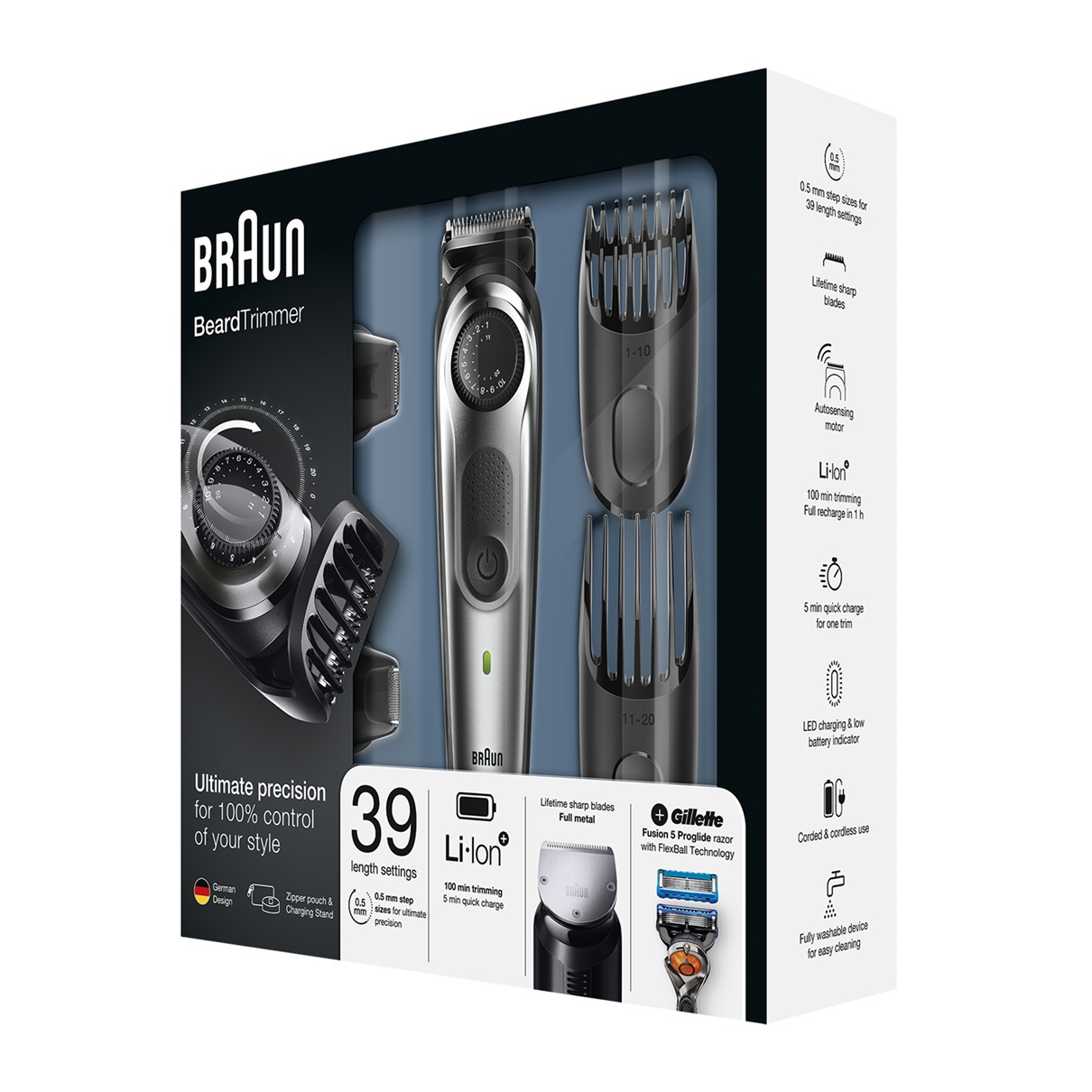 Braun Silk-épil 5 Wet&Dry BT7040 beard trimmer Battery 39 – image 3