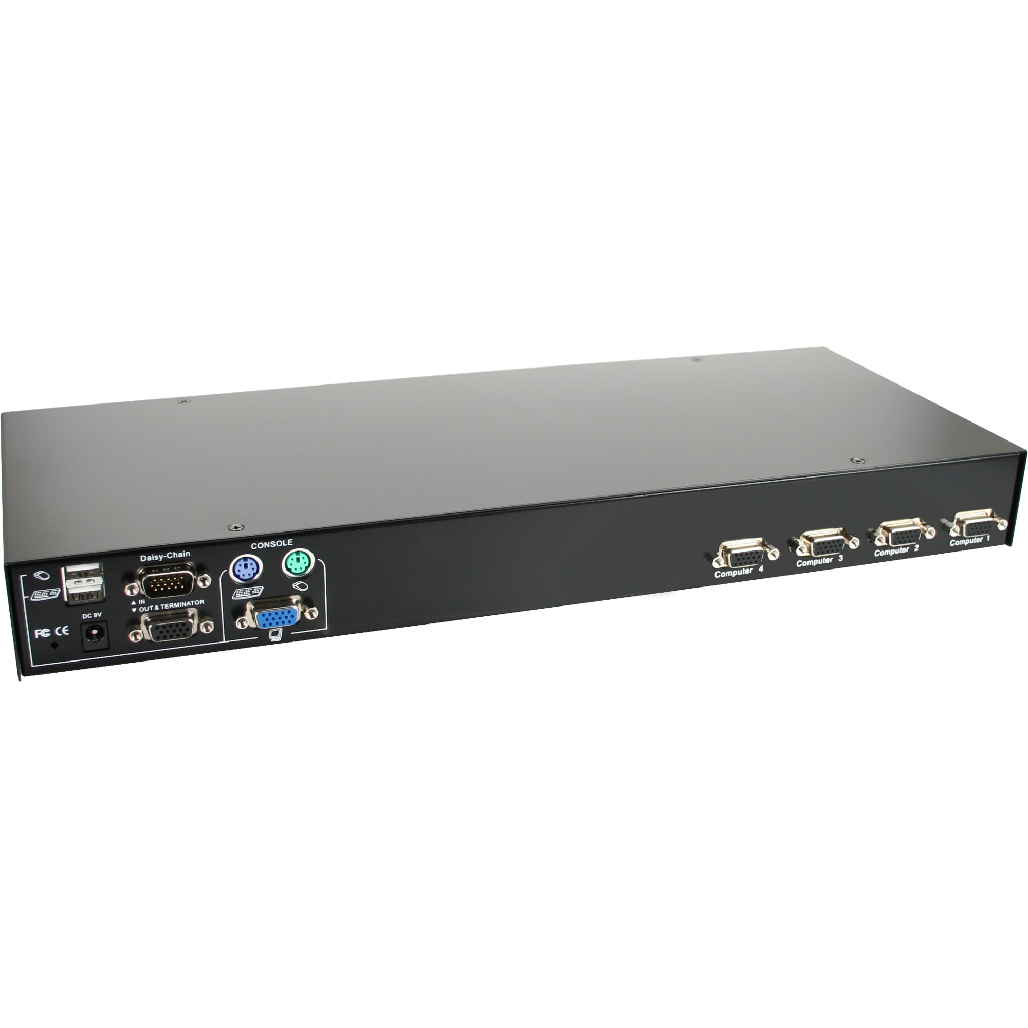 InLine KVM Switch 19" 4 Port USB or PS/2 with OSD cascadable – image 2