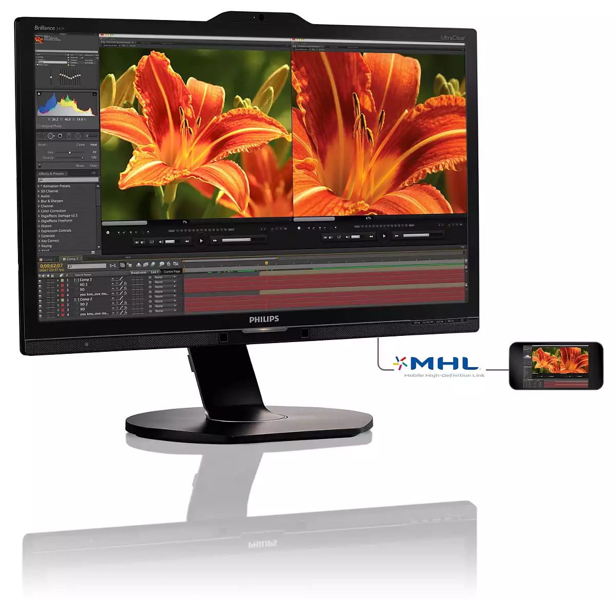 Philips P Line 241P6VPJKEB/11 computer monitor – image 3