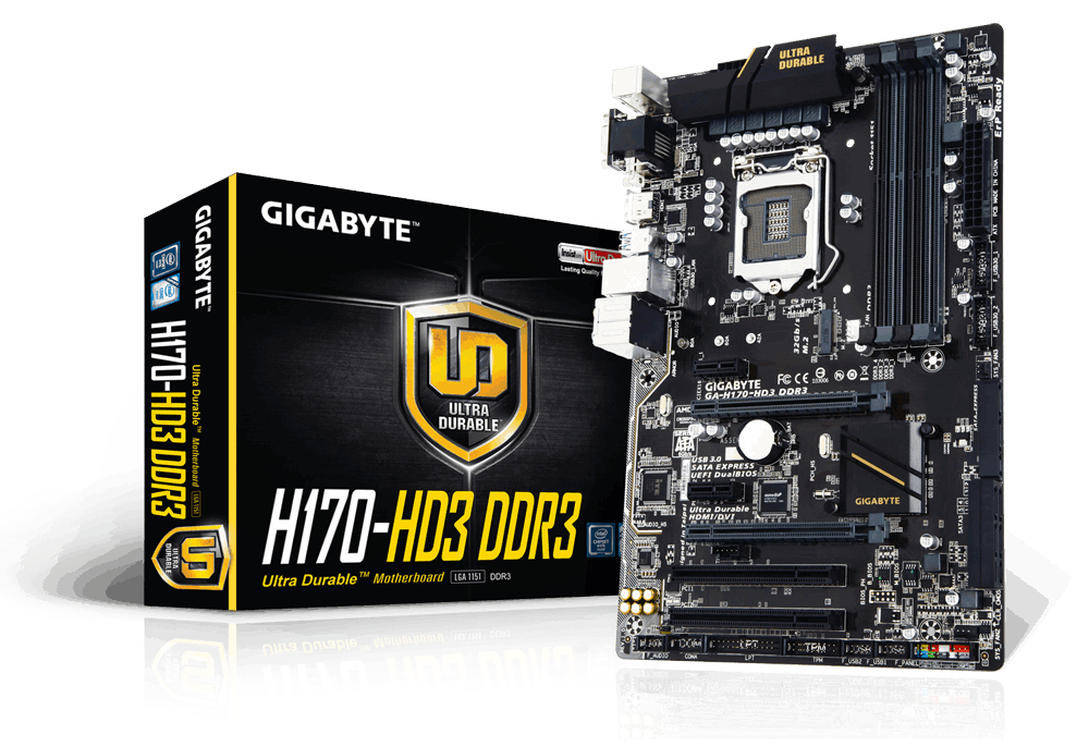 GIGABYTE GA-H170-HD3 DDR3 (rev. 1.0) – image 3