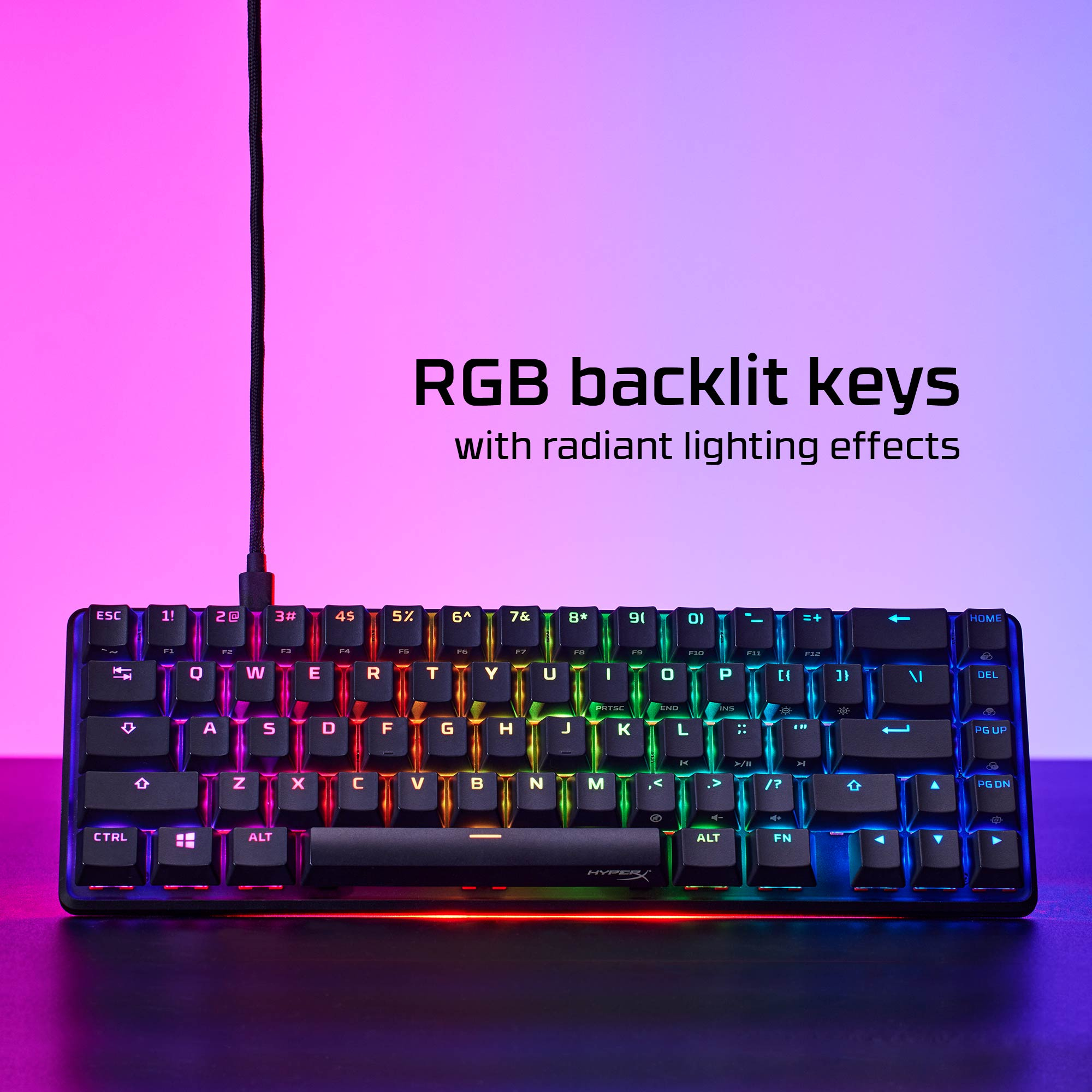 HyperX 65 Alloy Origins AQU Gaming Keyboard – image 8