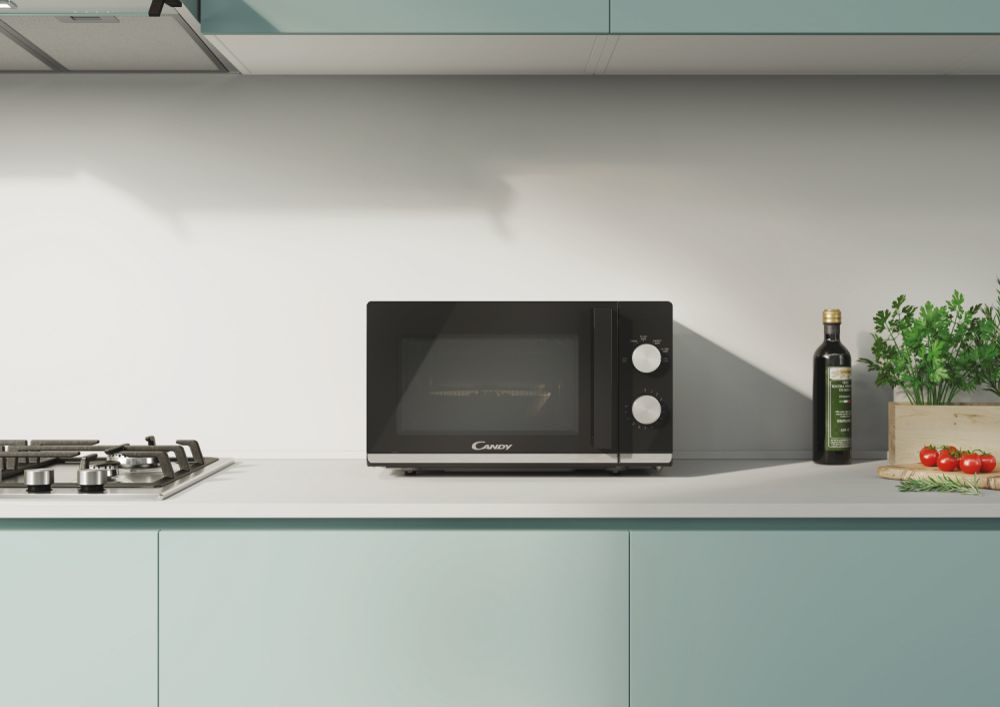 Candy Timeless Compact CMW20TNMB-07 Black Solo microwave Countertop – image 7
