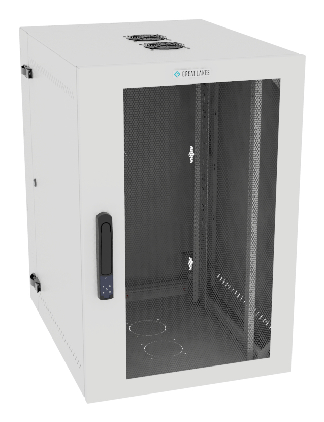 Vertiv VR Rack GL36WMCMM-W-SE-AF-00 rack cabinet 19U Wall mounted rack White – image 1