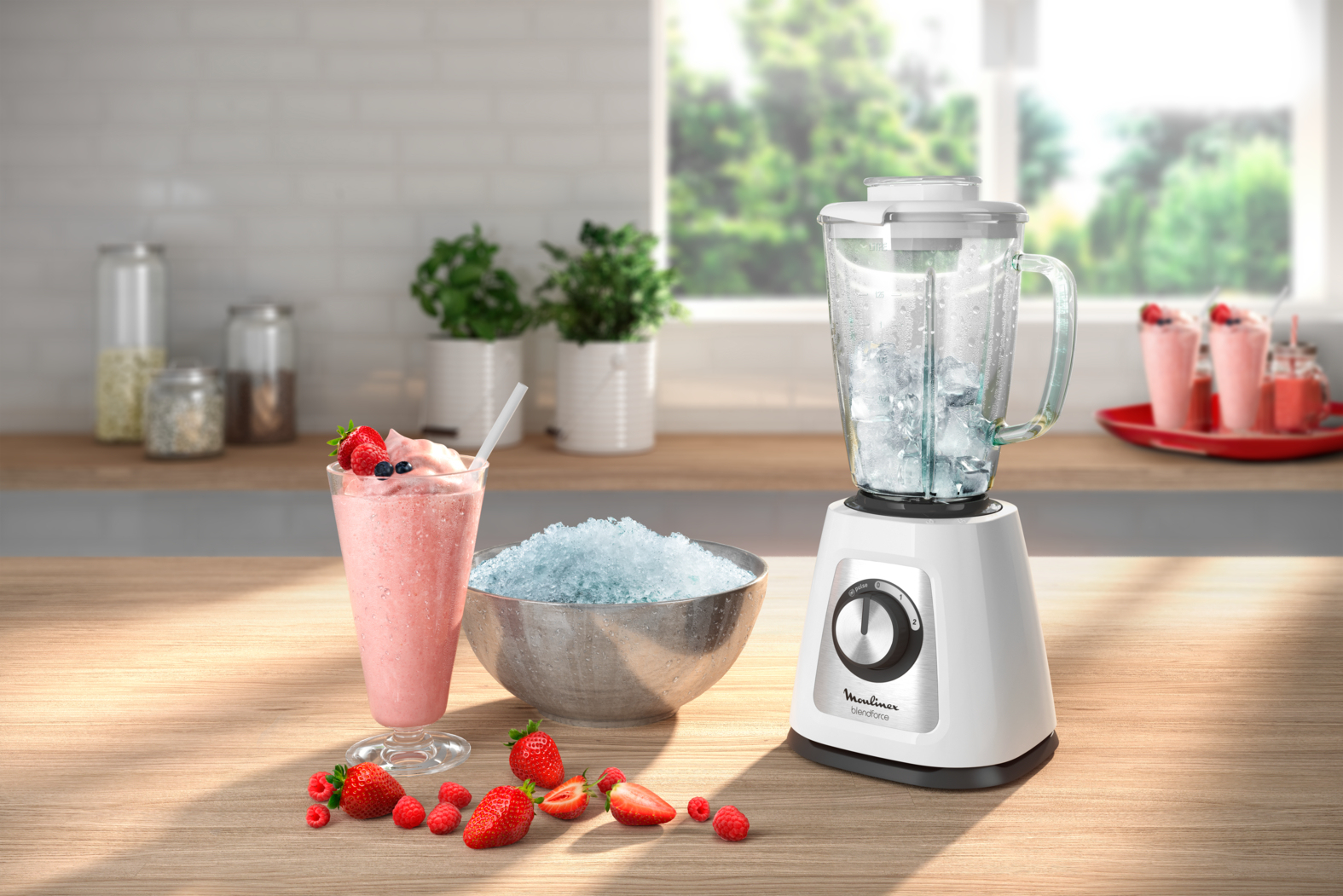 Moulinex LM433 1.75 L Tabletop blender 800 W White – image 7