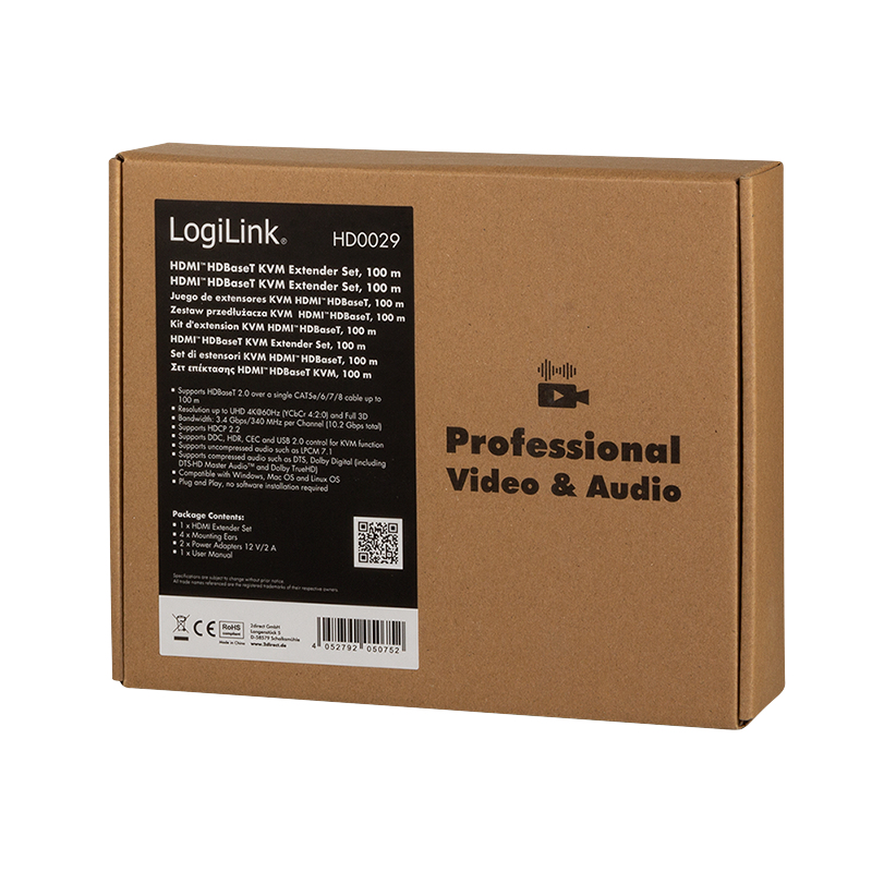 LogiLink HD0029 KVM extender Transmitter & receiver – image 9