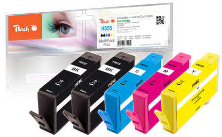 Peach PI300-601 ink cartridge Black, Cyan, Magenta, Yellow