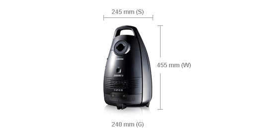 Samsung SC7970 4 L Cylinder vacuum Dry 2000 W Dust bag – image 2