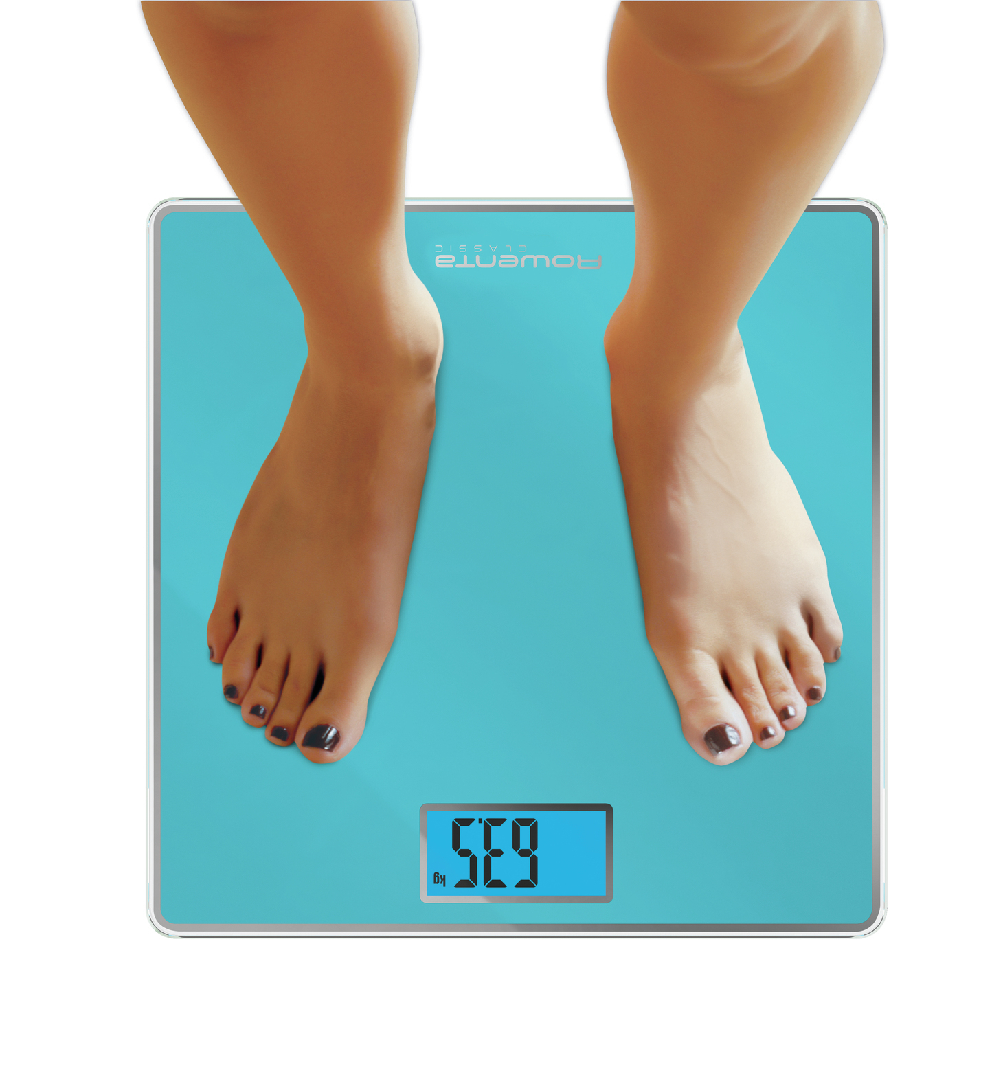 Rowenta Classic BS1503 Square Turquoise Electronic personal scale – image 4