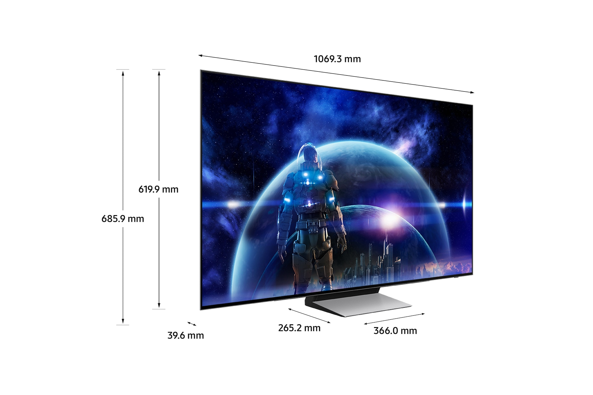 Samsung 48” S93D OLED 4K Smart TV (2024) and S50B S-Series Lifestyle Soundbar – image 4