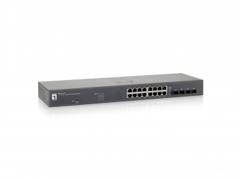 LevelOne 16 GE + 4 GE SFP Web Smart Switch