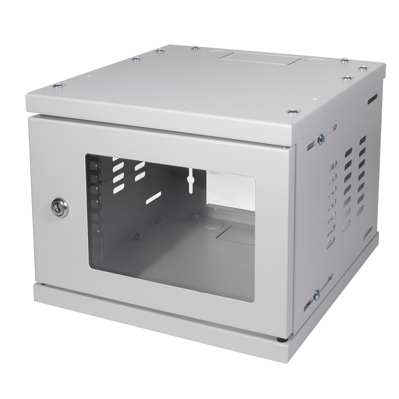 LogiLink W06Z33G rack cabinet 4U Wall mounted rack Grey