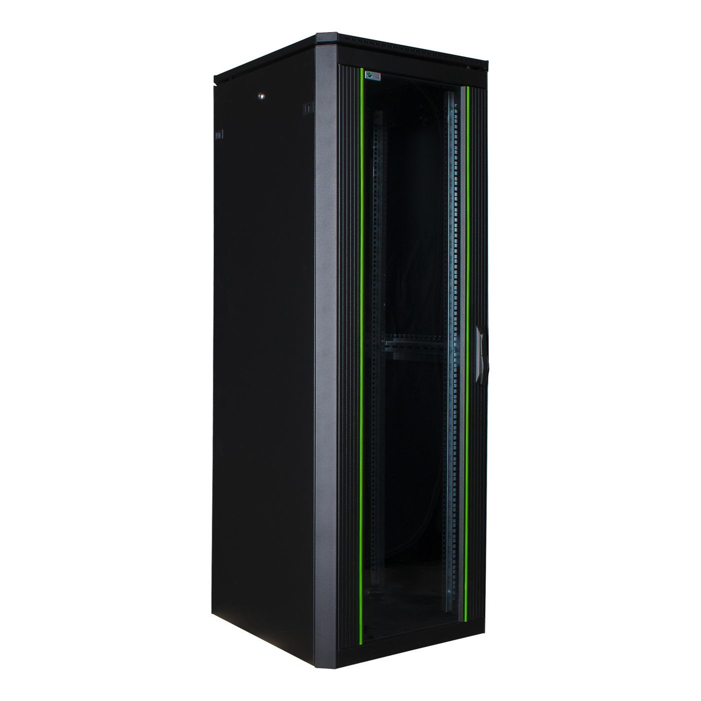 Lanview RDL32U66BLU rack cabinet 32U Freestanding rack Black – image 1