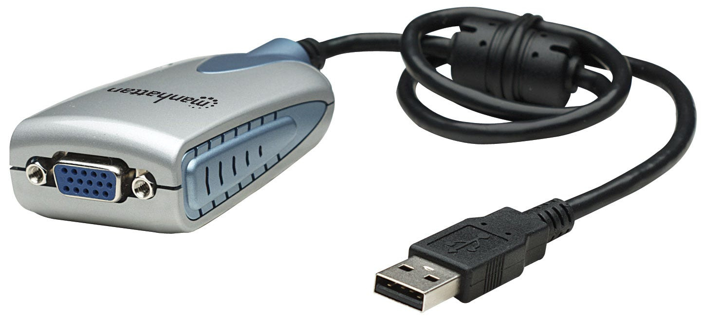 Manhattan USB-A to SVGA Converter Cable