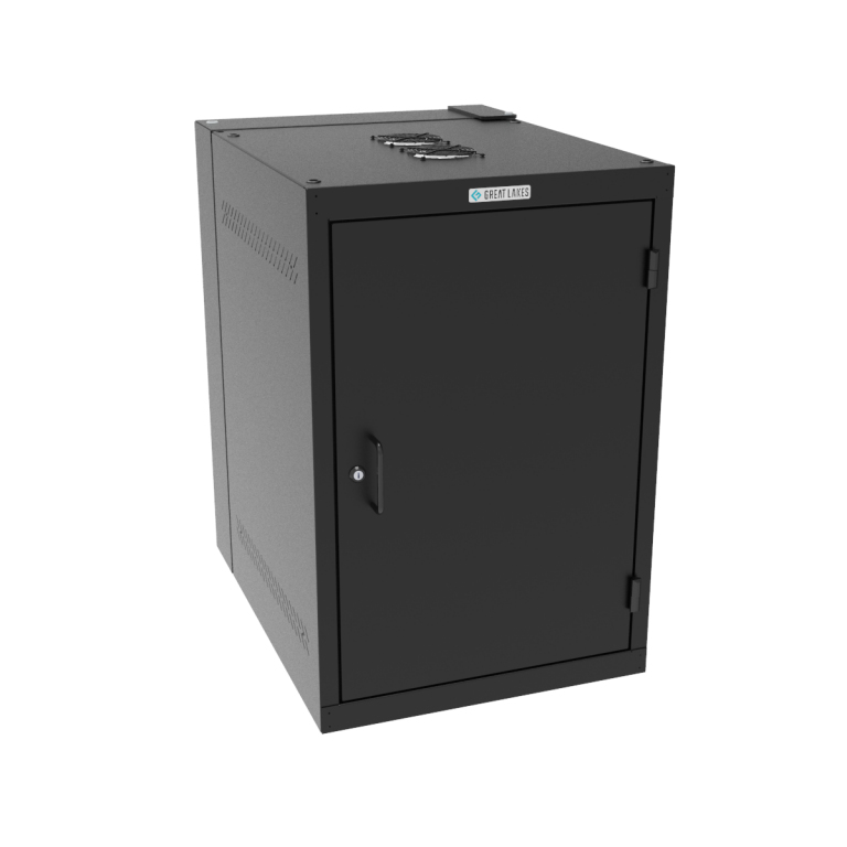 Vertiv GL36WDS-B-AF rack cabinet 18U Wall mounted rack Black – image 1